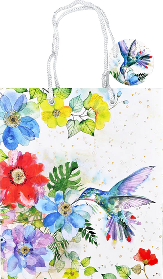 Hummingbird Garden Gift Bag