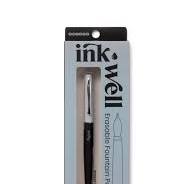 Ink Well Erasable Fountain Pen - Black / Grey