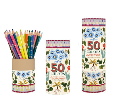FLORA'S 25 DOUBLE-SIDED COLOR PENCILS