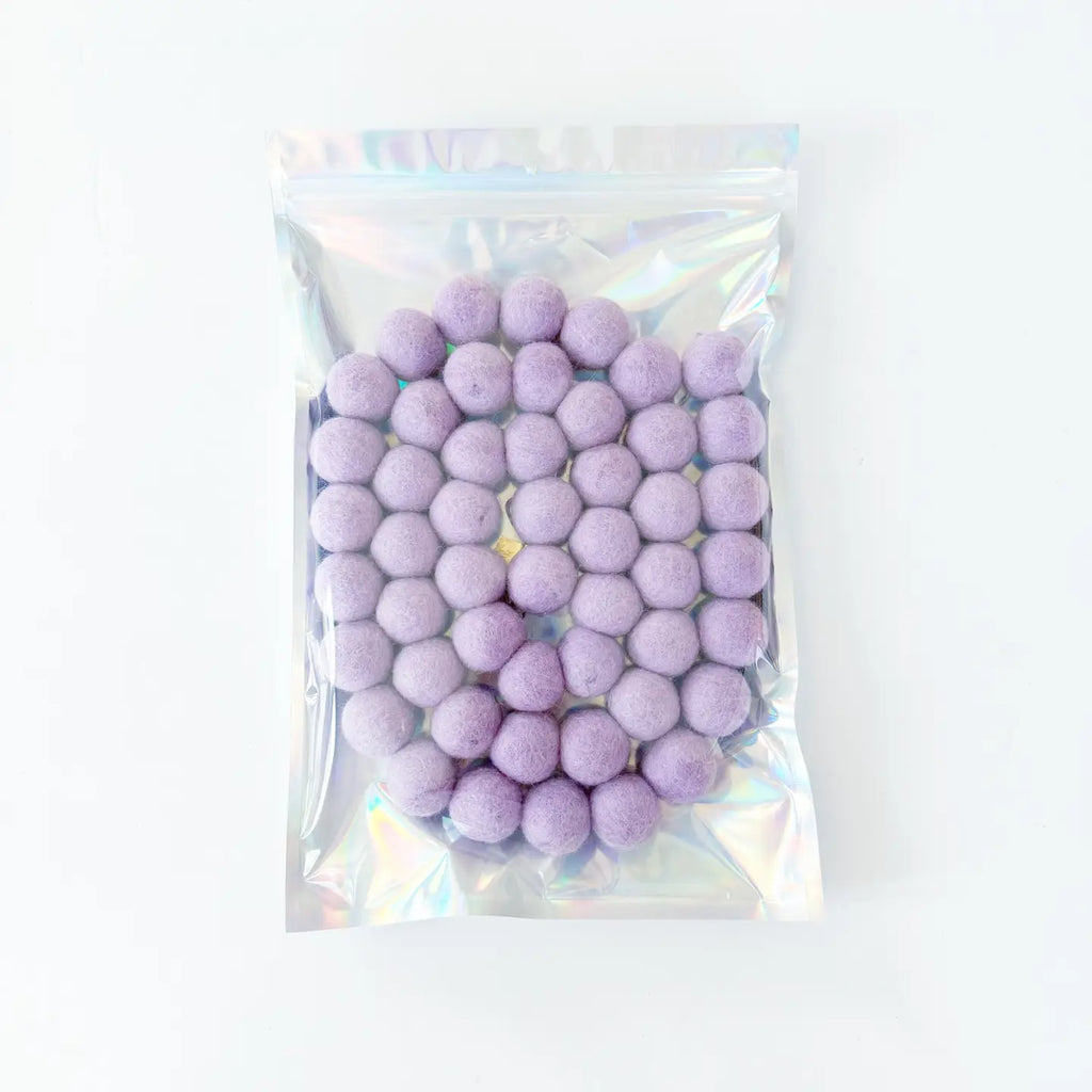 Felt Ball Garland - 50 Felt Balls