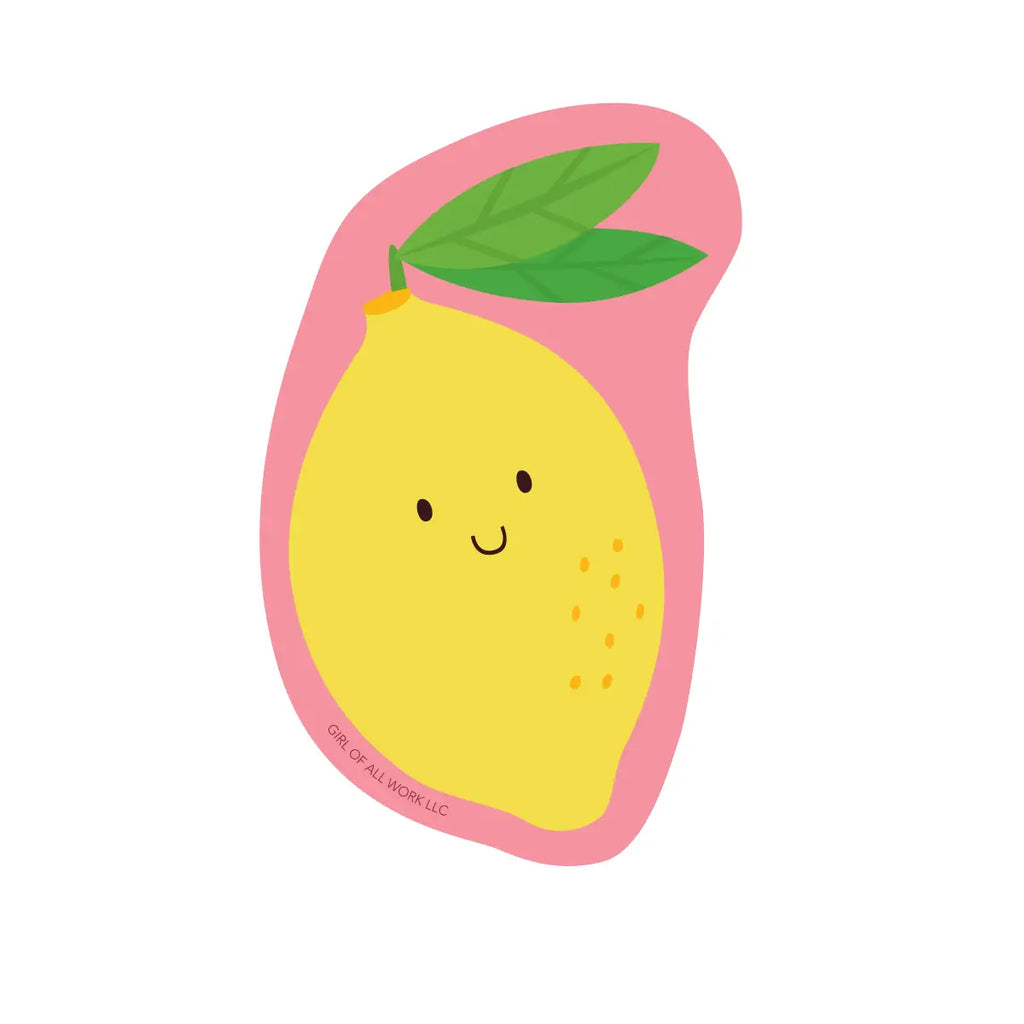 Lemon Vinyl Sticker
