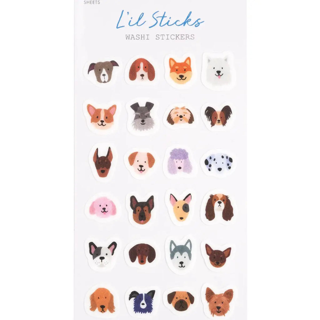 Dogs L’Il Sticks Washi Stickers
