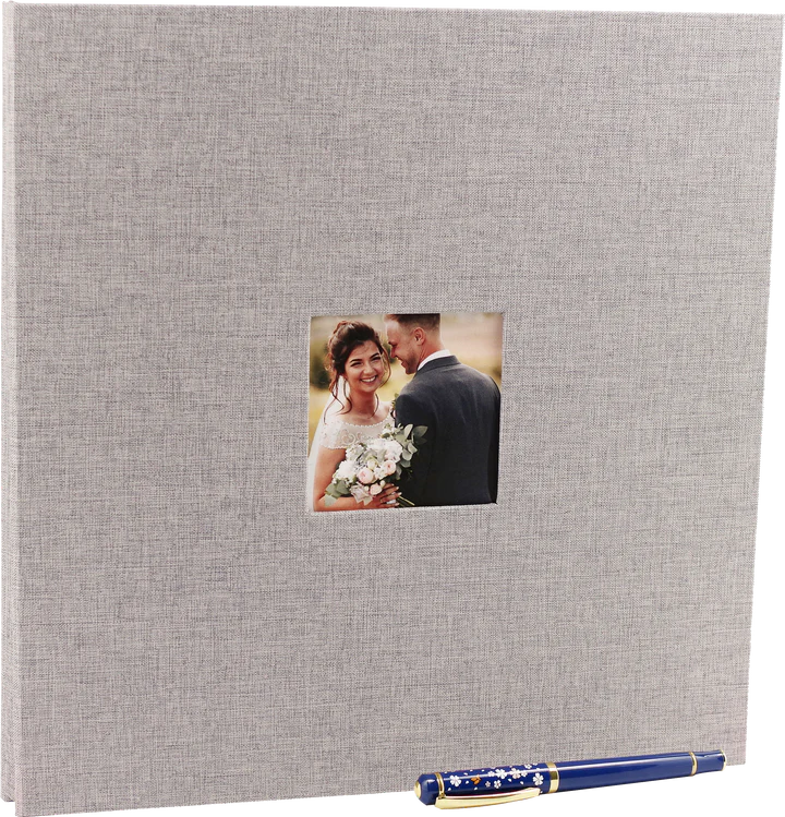 Linen Photo Album (40 Self-Adhesive Pages)