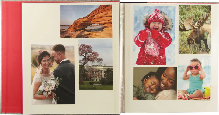 Linen Photo Album (40 Self-Adhesive Pages)