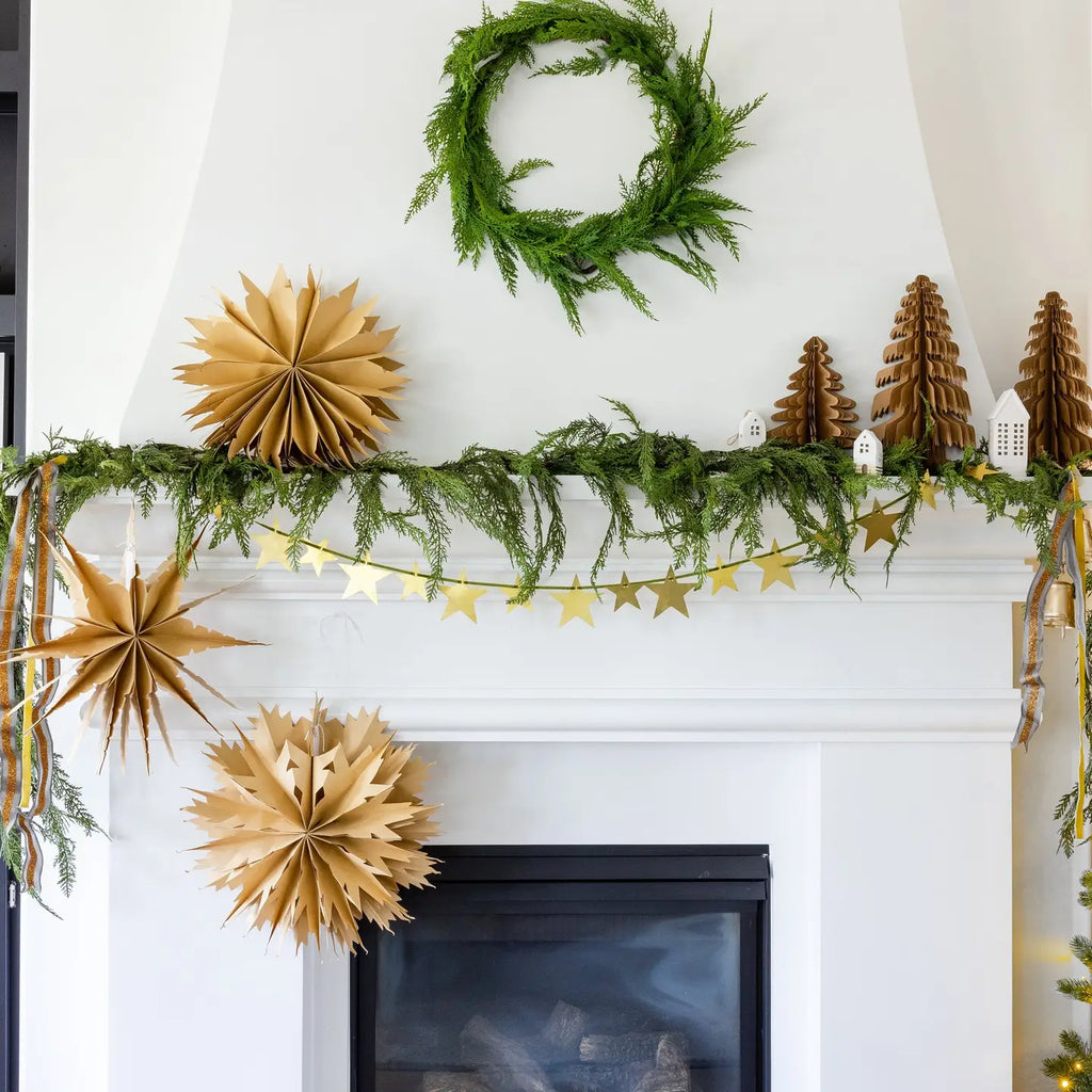 Christmas Memories  Kraft Paper Tree Decor / Large
