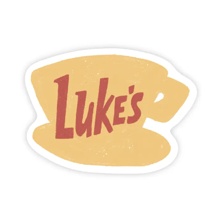 Lukes Coffee Gilmore Vinyl Sticker