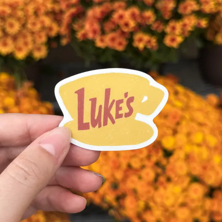 Lukes Coffee Gilmore Vinyl Sticker