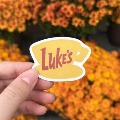 Lukes Coffee Gilmore Vinyl Sticker