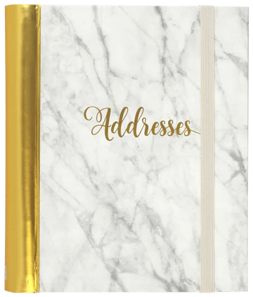 Marble Large Address Book