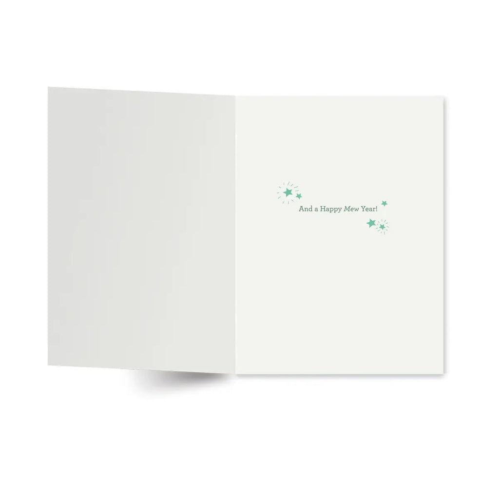 Meowy Christmas Greeting Card