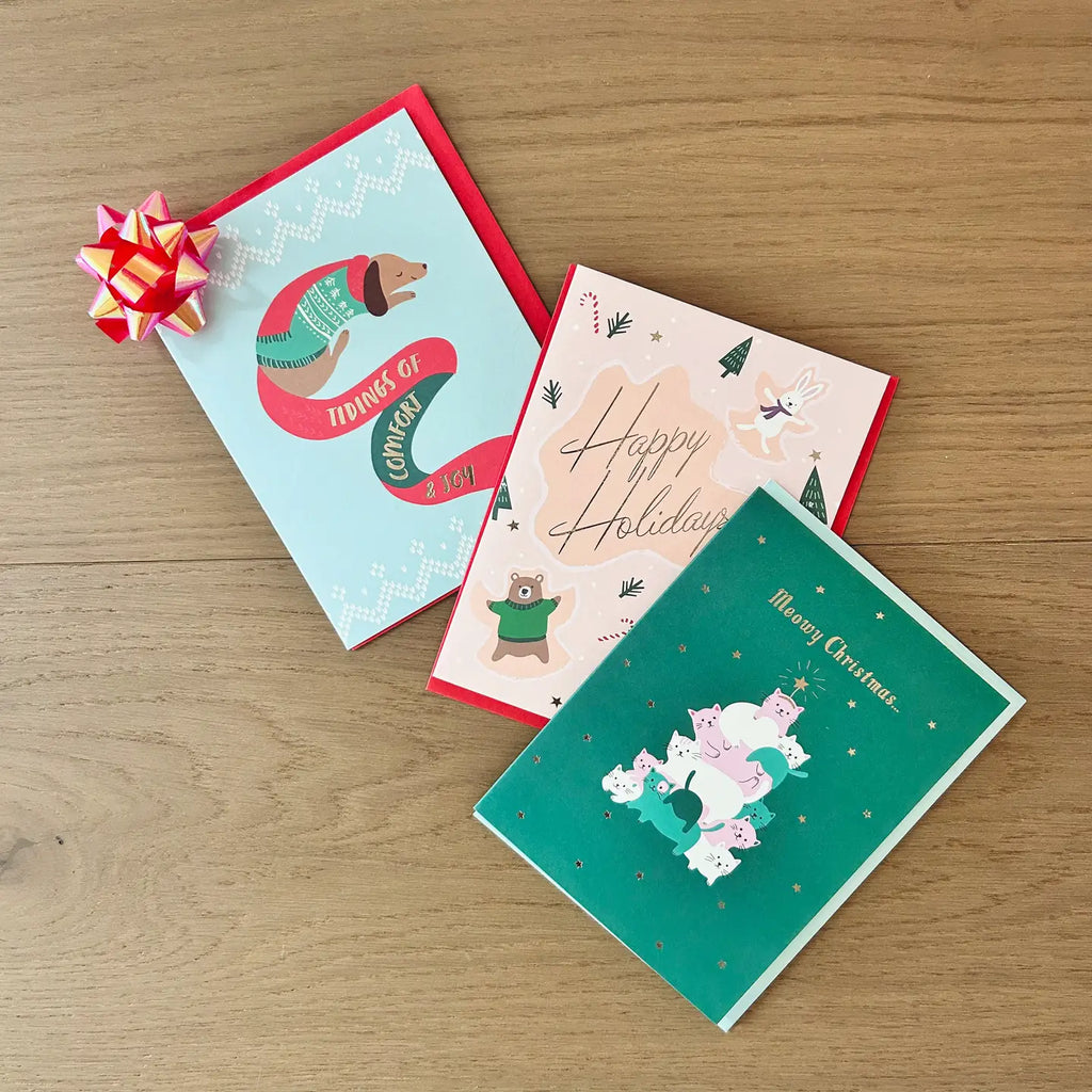 Meowy Christmas Greeting Card
