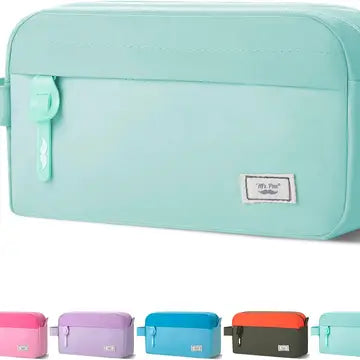 Large Capacity Pencil Case - Mint Color