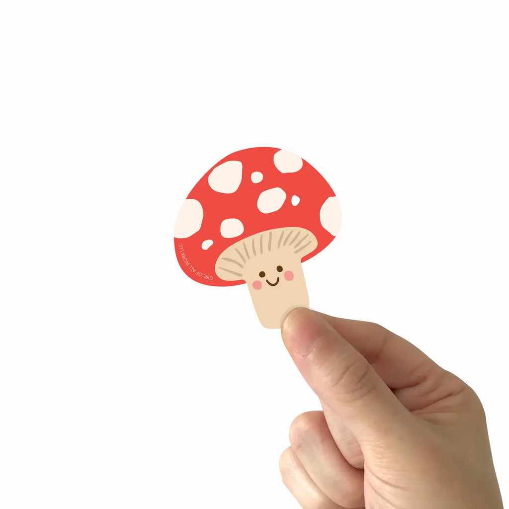 Mushroom Vinyl Sticker