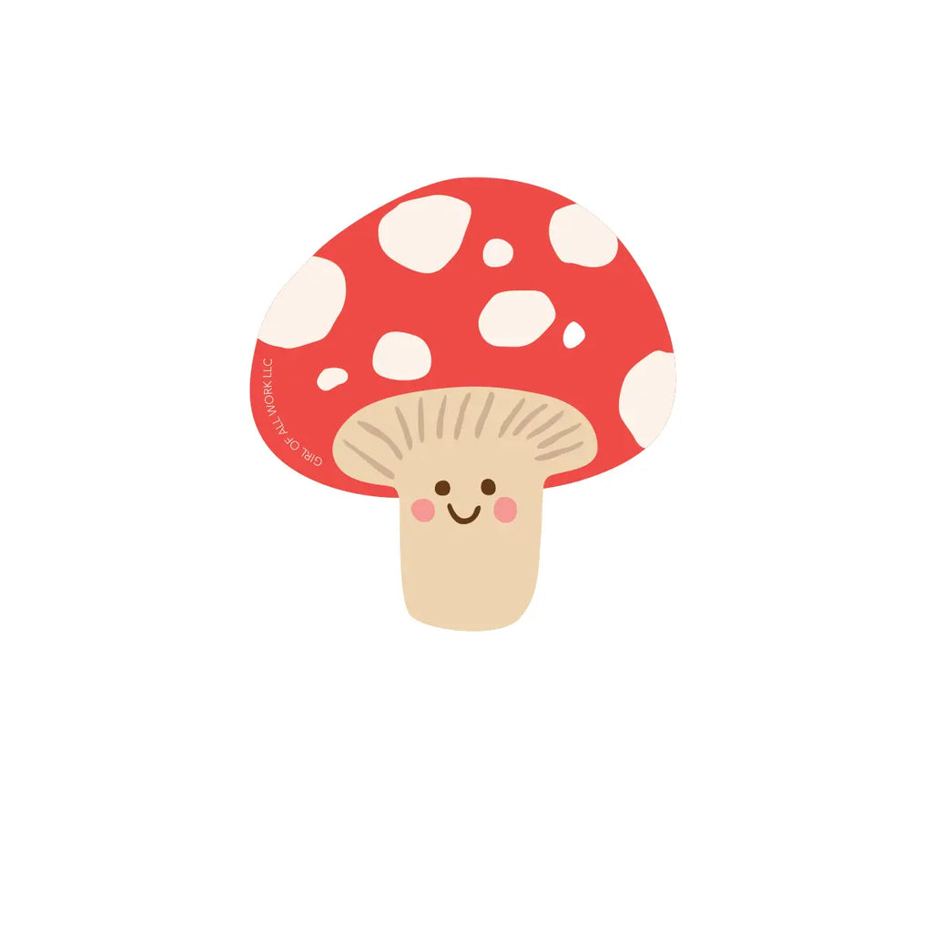 Mushroom Vinyl Sticker