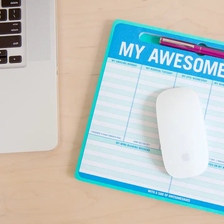 My Awesome Week Pen-To-Paper Mousepad