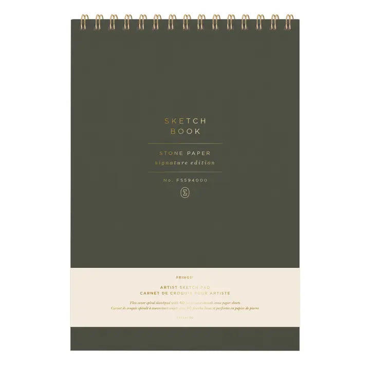 Standard Olive Spiral Sketchbook