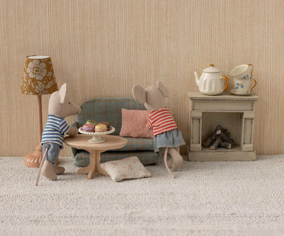 Oval Coffee Table, Mouse - Nature
