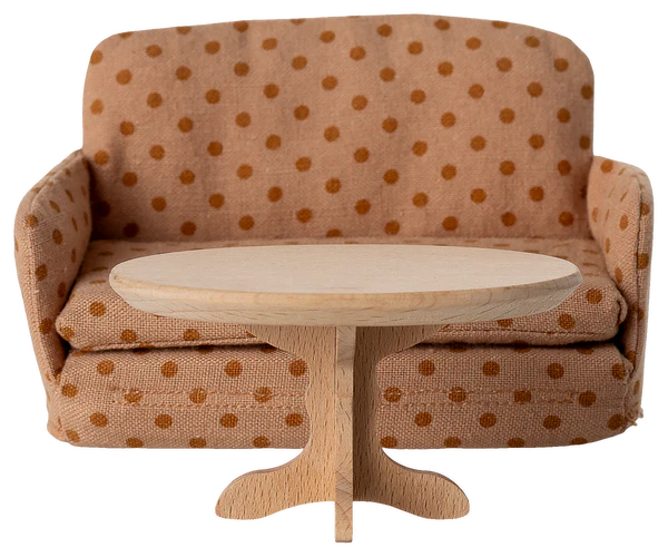 Oval Coffee Table, Mouse - Nature