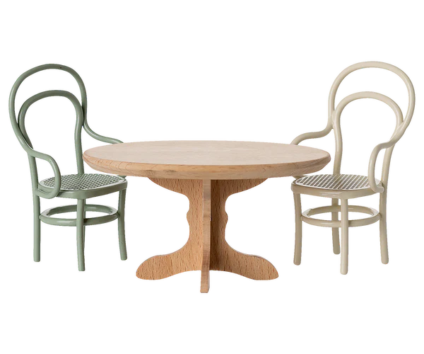 Oval Dining Table, Mouse - Nature