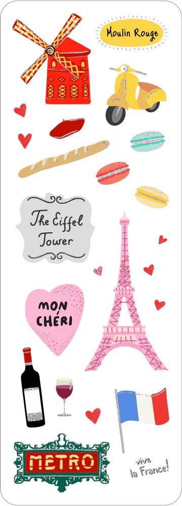 Paris Sticker Set
