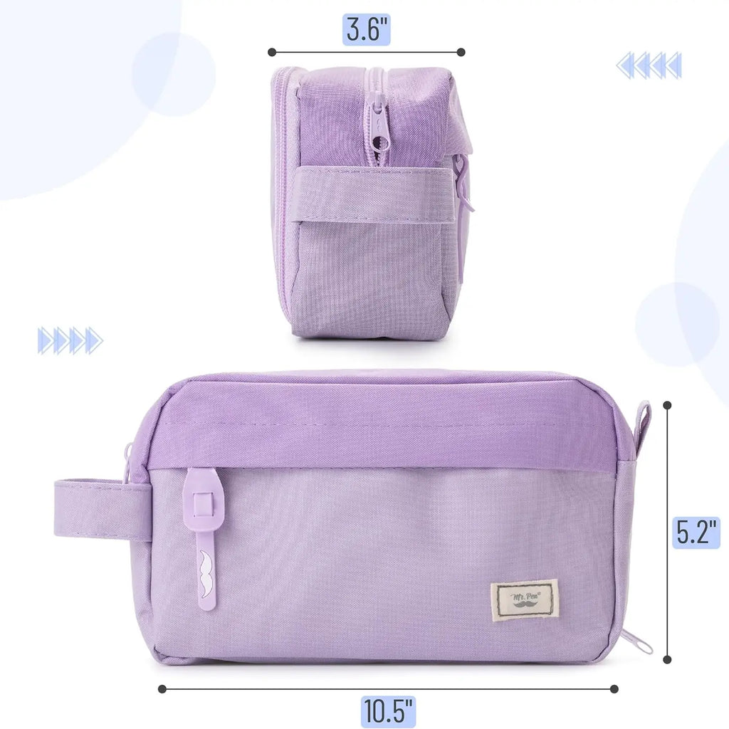 Large Capacity Pencil Case - Mint Color