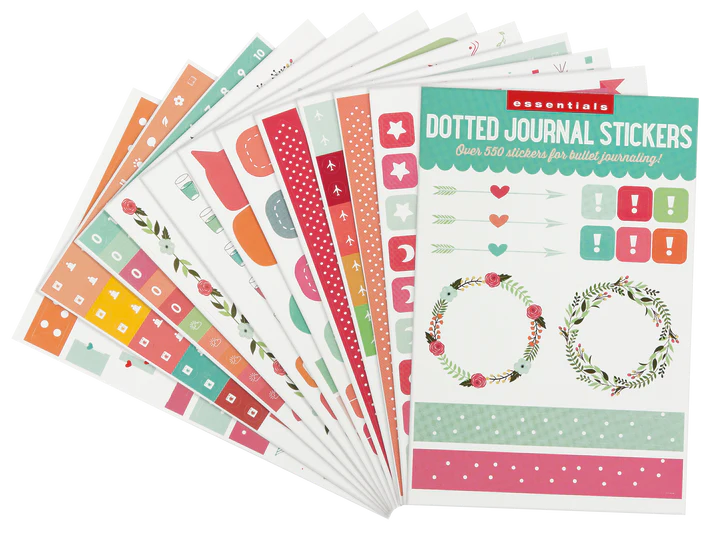 Essentials Dotted Journal Planner Stickers