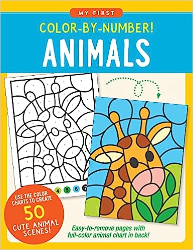 COLOR-BY-NUMBER! ANIMALS