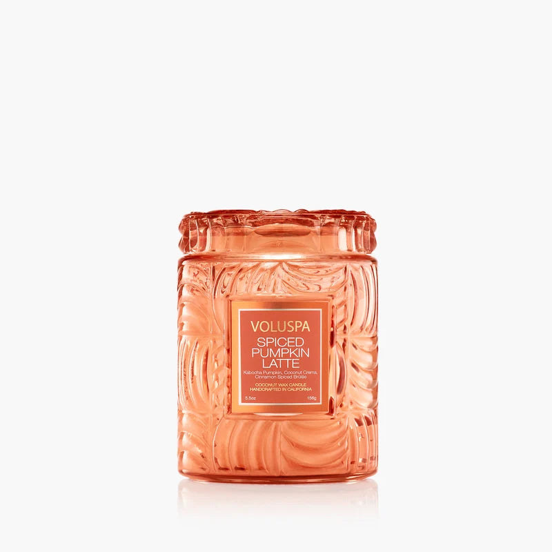 Voluspa Spiced Pumpkin Latte, Jar Candle