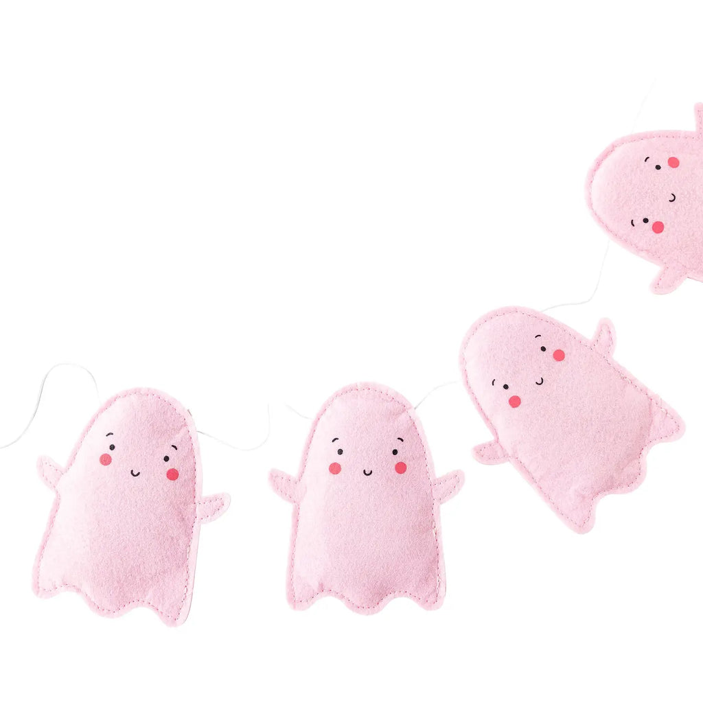Ghost Puffy Felt Banner - Final Sale