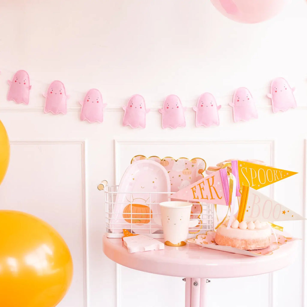 Ghost Puffy Felt Banner - Final Sale