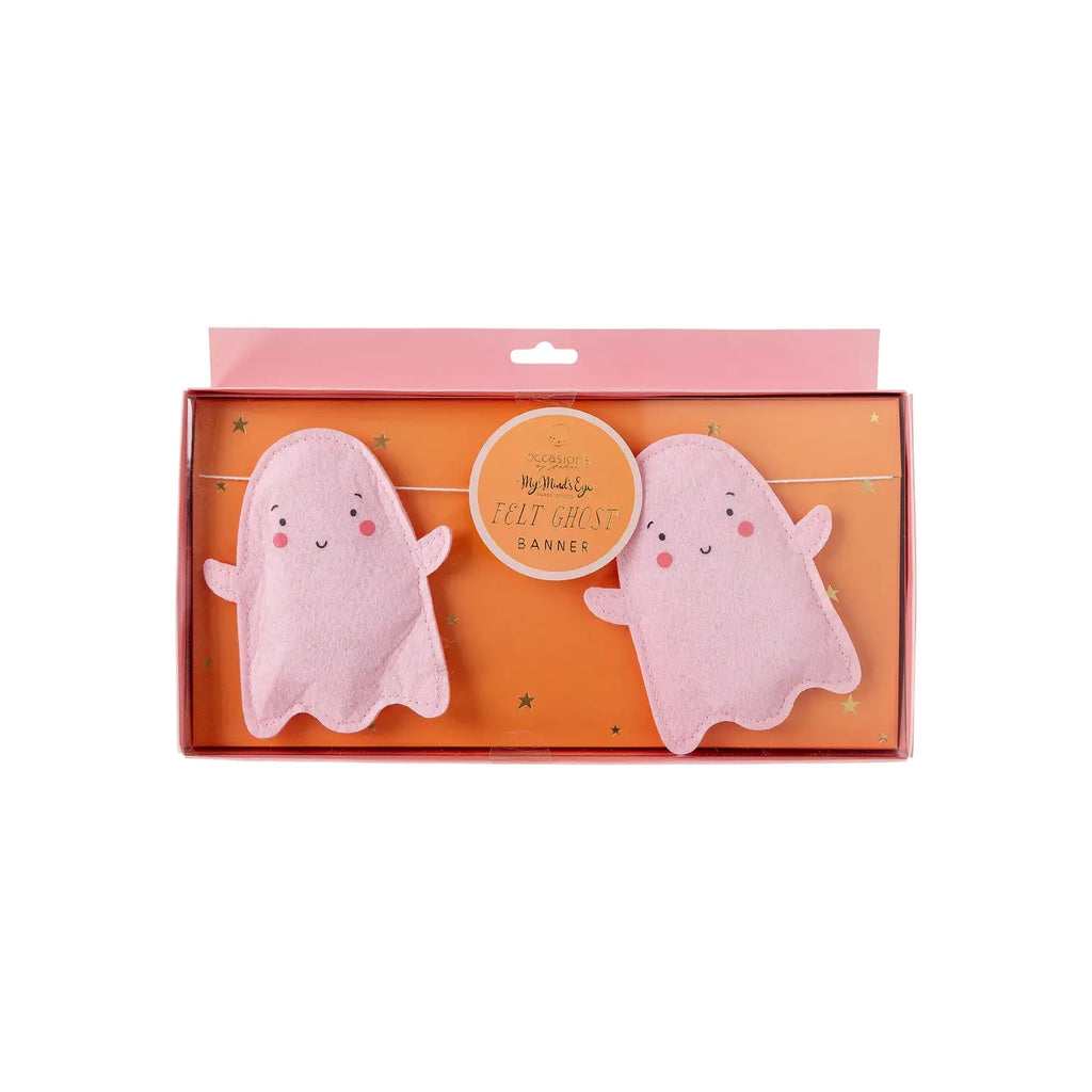 Ghost Puffy Felt Banner - Final Sale
