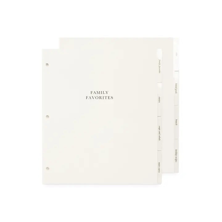 THE RECIPE BINDER