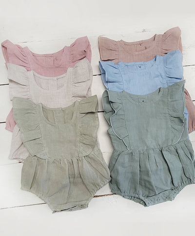 GABRIELLA LINEN ROMPER