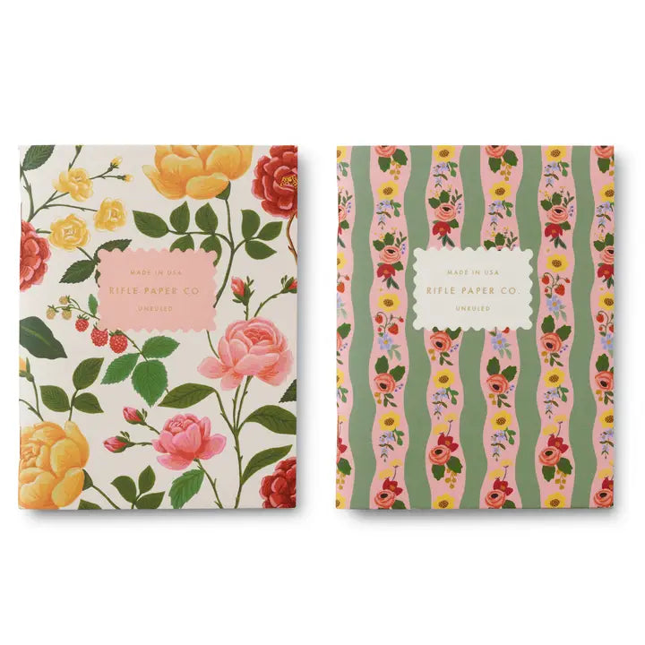 Roses - Pair of 2 Pocket Notebooks