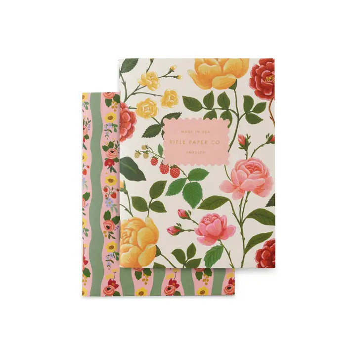 Roses - Pair of 2 Pocket Notebooks