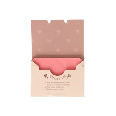 Paper Soap – Rose Scent, Travel Size