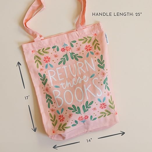 Return These Books Tote Bag