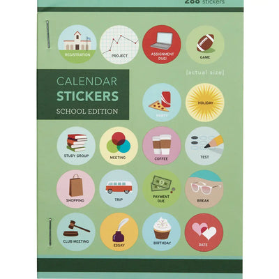 Calendar Stickers - School Edition