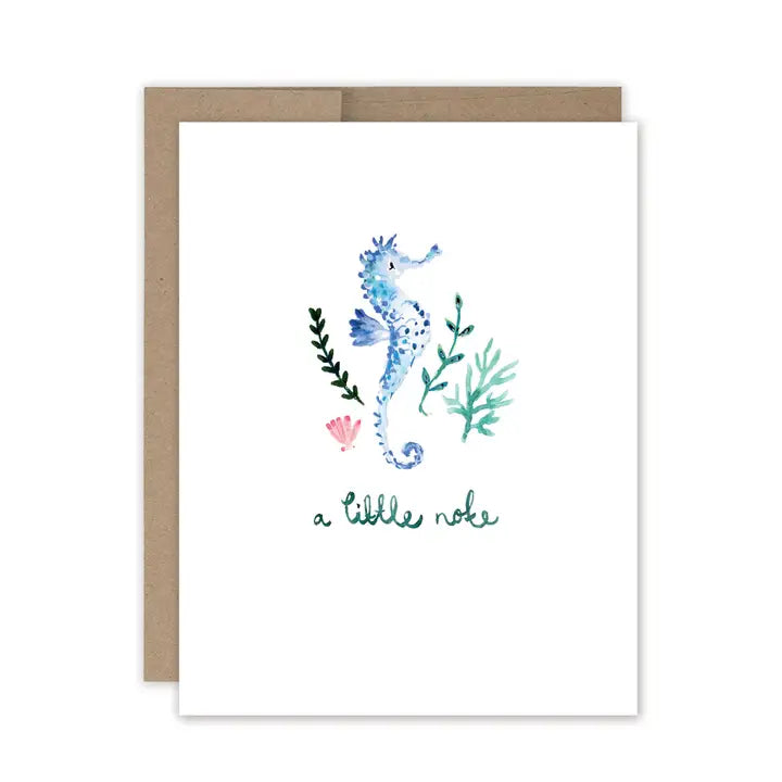 Seahorse A Little Note Boxed Notecard - Set of 10