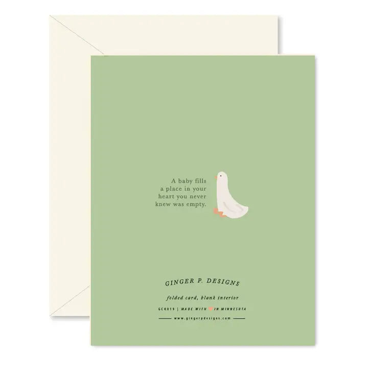 Spring Green Baby Blooms Card
