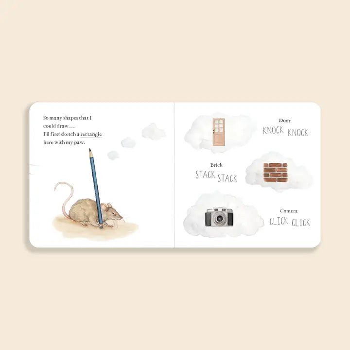 Scribble Scrabble: A Board Book of First Words