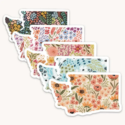 Washington State Floral Sticker