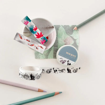 Sumi Cats Washi Tape