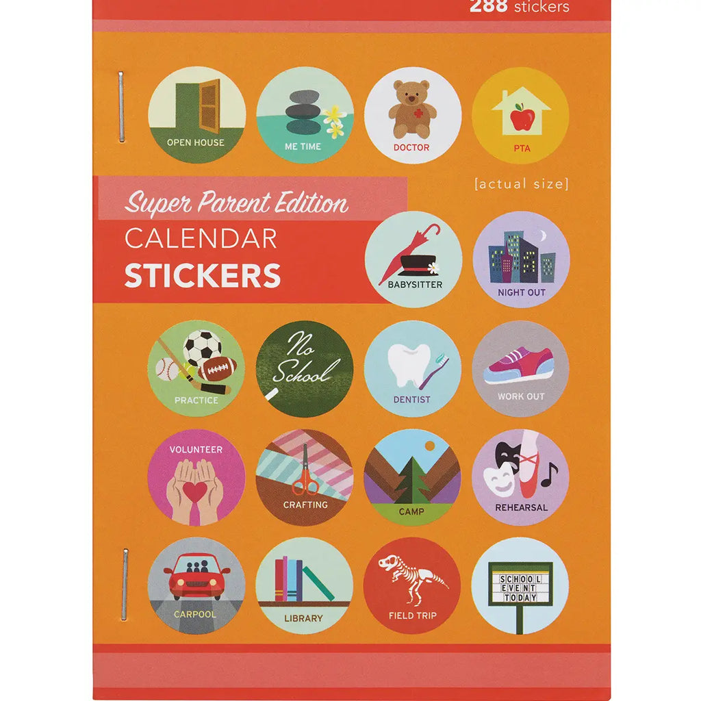 Calendar Stickers - Super Parent Edition