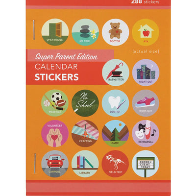 Calendar Stickers - Super Parent Edition