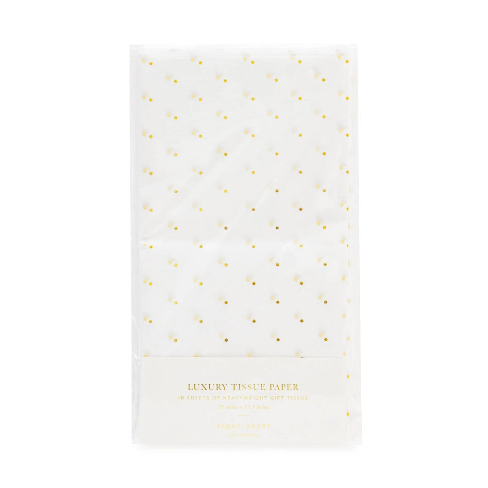Tissue Paper - Gold Dot