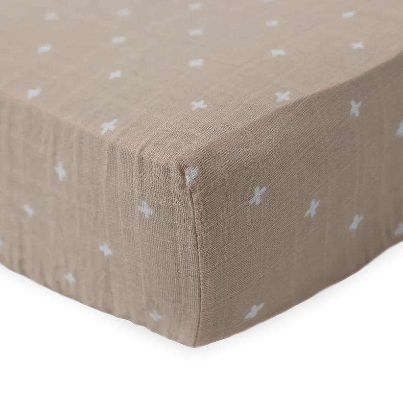 Little Unicorn Cotton Muslin Crib Sheet