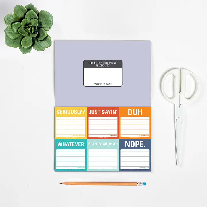 Tell It Like It Is Sticky Note Pad