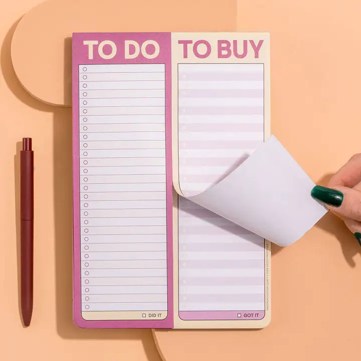 To Do/ To Buy Pad (Pastel Version)