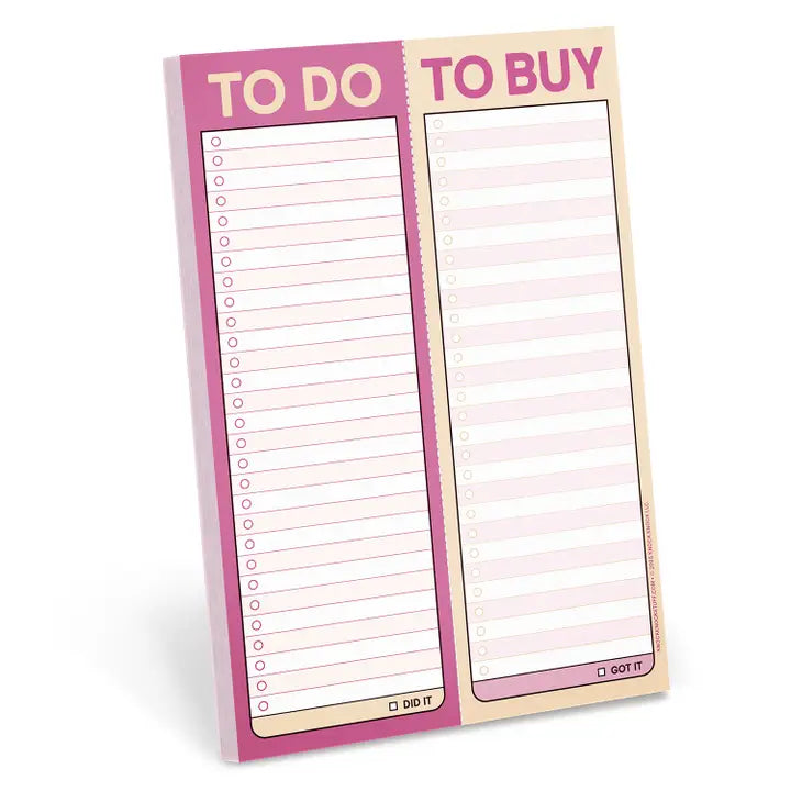 To Do/ To Buy Pad (Pastel Version)